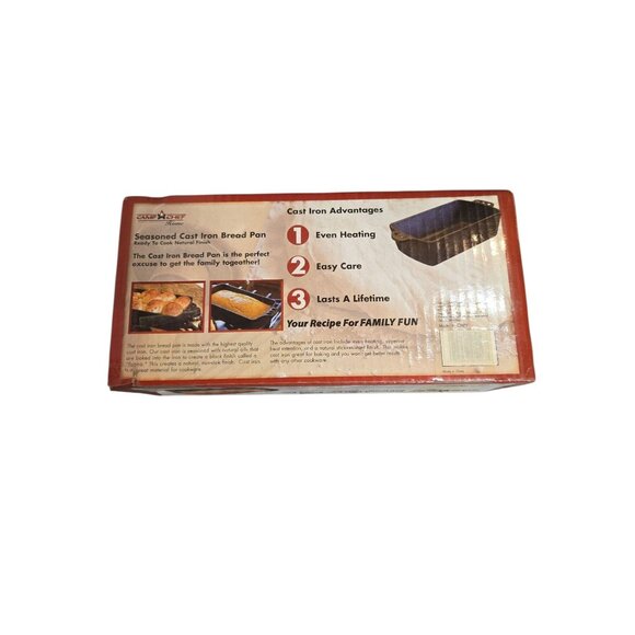 Camp Chef Cookware Seasoned Cast Iron Bread Pan - Picture 4 of 5